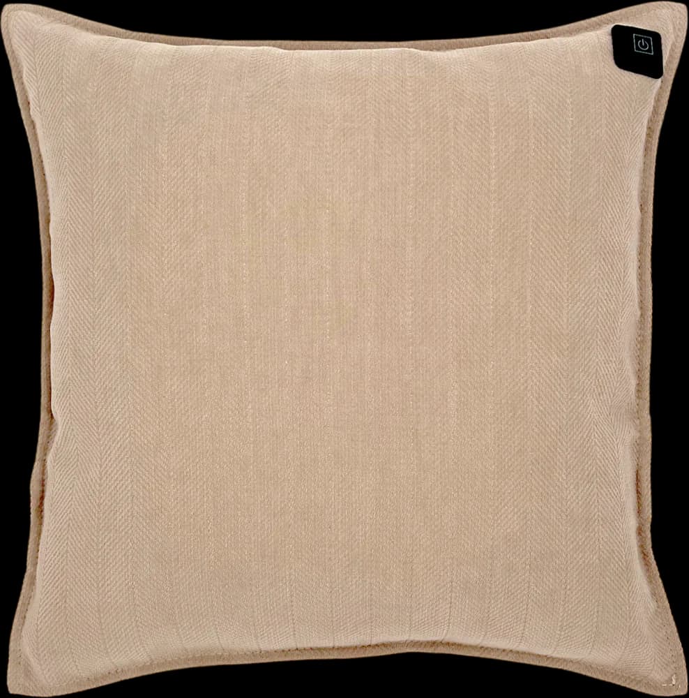 Chenille beige infrarood warmtekussen van Warmpi